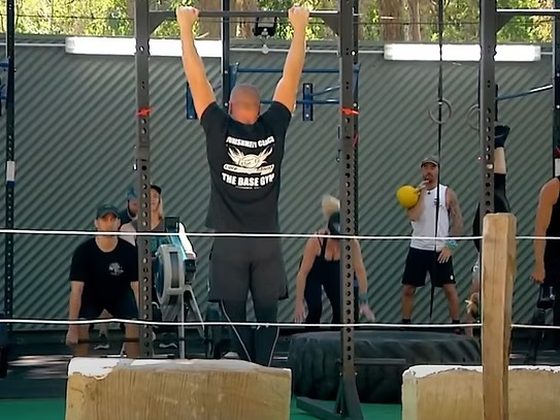 The outdoor training rig at The Base Gym